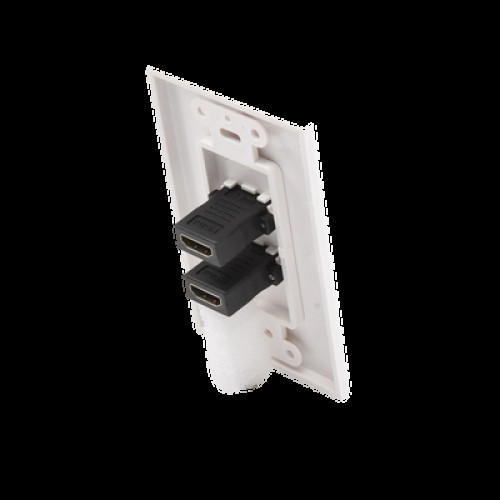 Placa de Pared de 2 Puertos HDMI Hembra a Hembra