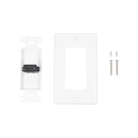Placa de Pared 1 Puerto HDMI Hembra a Hembra