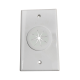 Placa de Pared, con Orificio y Grommet, Ideal para Pasar Cables
