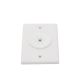 Placa de Pared, con Orificio y Grommet, Ideal para Pasar Cables