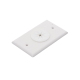 Placa de Pared, con Orificio y Grommet, Ideal para Pasar Cables