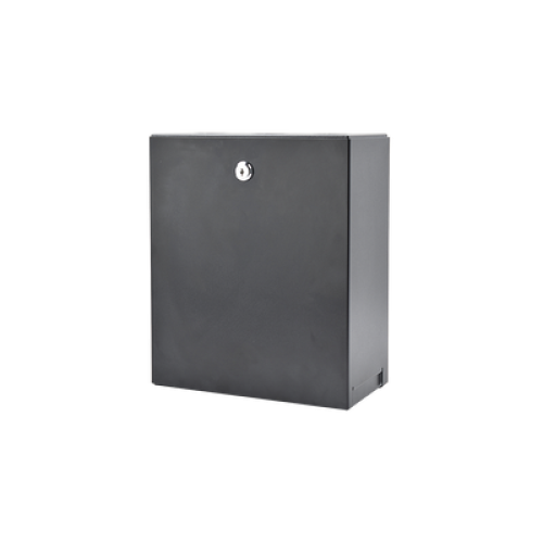 Gabinete con Punto de Consolidación de 24 Puertos, Compatible con conectores Keystone, Instalación en Pared o techo falso, Se envía el Gabinete Armado.