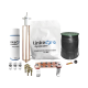 Kit Puesta a Tierra 30A / Electrodo Cobre Electrolítico / Diseño Delta / Filtro Equipotencial / Compuesto 12 kg / Barra Unión + Conectores + Registro
