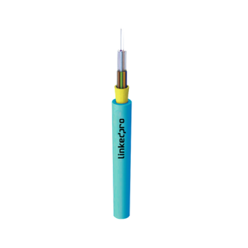 Cable de Fibra Óptica Multimodo OM3 50/125, 12 Hilos, para Interior, Tight Buffer 900µm, OFNR Riser, Dieléctrica, Precio Por Metro, (Hasta 2000 Metros (6562 Pies) en un Solo Tramo de Cable)