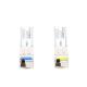 Transceptores Ópticos Industriales Bidireccionales SFP (Mini-Gbic) / Monomodo 1310 & 1550 nm / 1.25 Gbps / 1000BASE-BX / Conector LC/UPC Simplex / DDM / Hasta 10 km / 2 Piezas