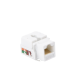 Módulo Jack Keystone Cat5e con Terminación 110 (Punchdown) para Faceplate - Color Blanco Módulo Jack Keystone Cat5e con Terminación 110 (Punchdown) para Faceplate - Color Blanco