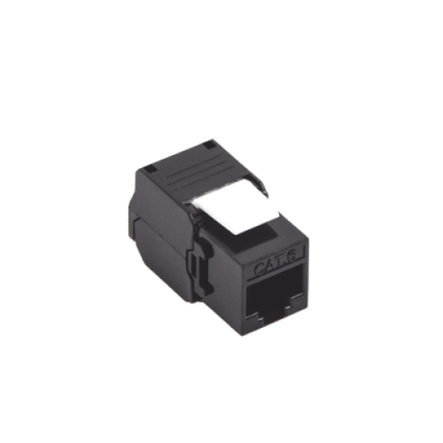 Módulo Jack Keystone Cat6 (Toolless), con Terminación en Ángulo 180 - Color Negro, Compatible con Faceplate y Patchpanel Linkedpro Módulo Jack Keystone Cat6 (Toolless), con Terminación en Ángulo 180 - Color Negro, Compatible con Faceplate y Patchpanel Linkedpro
