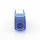 Módulo Jack Keystone Cat6 (Toolless), con Terminación en Ángulo 180 Grados Color Azul, Compatible con Faceplate y Patchpanel Linkedpro