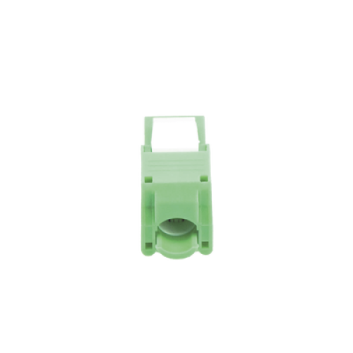 Módulo Jack Keystone Cat6 (Toolless), con Terminación en Ángulo 180 - Color Verde, Compatible con Faceplate y Patchpanel Linkedpro