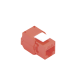 Módulo Jack Keystone Cat6 (Toolless), con Terminación en Ángulo 180 - Color Rojo, Compatible con Faceplate y Patchpanel Linkedpro Módulo Jack Keystone Cat6 (Toolless), con Terminación en Ángulo 180 - Color Rojo, Compatible con Faceplate y Patchpanel Linkedpro