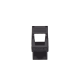 Módulo Jack Keystone Cat6A (Toolless), con Terminación en Ángulo 180 - Color Negro, Compatible con Faceplate y Patchpanel Linkedpro