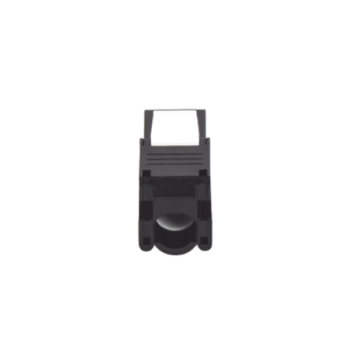 Módulo Jack Keystone Cat6A (Toolless), con Terminación en Ángulo 180 - Color Negro, Compatible con Faceplate y Patchpanel Linkedpro