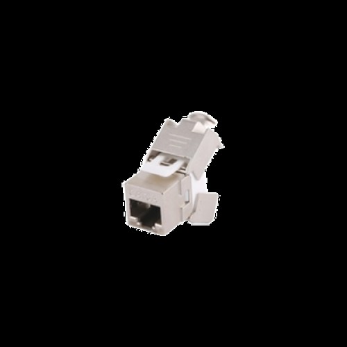 Módulo Jack Keystone Cat6A Blindado (STP) sin Herramienta (Toolless) para Faceplate