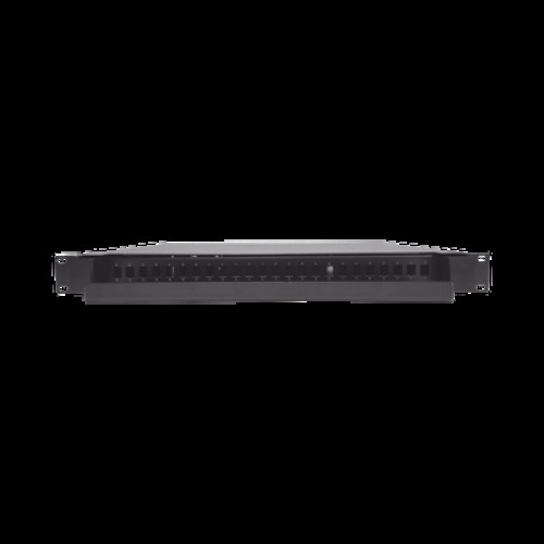 Distribuidor de Fibra Óptica Deslizable, Vacío, 19 Pulgadas (48.26 cm), Acepta 24 Adaptadores LC Duplex o LC Simplex o 24 SC Simplex, 1U