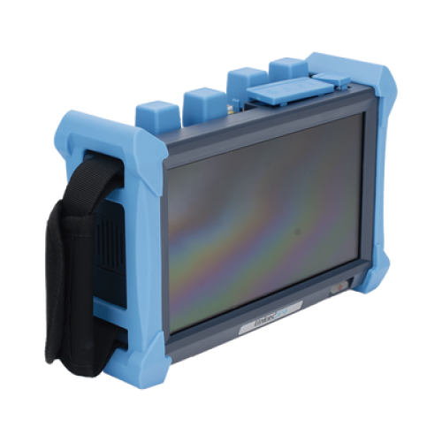 OTDR PRO de Alto Rendimiento para Enlaces de Fibra Óptica Monomodo / Pruebas en Fibra Óptica Viva / Longitudes de onda: 1310nm, 1550nm y 1625nm / Zona Muerta por Evento de 0.8 Metros (2.62 Pies) / VFL 5mW / Distancia de prueba de hasta 420 k