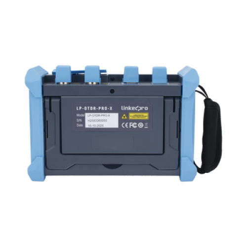 OTDR PRO de Alto Rendimiento para Enlaces de Fibra Óptica Monomodo / Pruebas en Fibra Óptica Viva / Longitudes de onda: 1310nm, 1550nm y 1625nm / Zona Muerta por Evento de 0.8 Metros (2.62 Pies) / VFL 5mW / Distancia de prueba de hasta 420 k