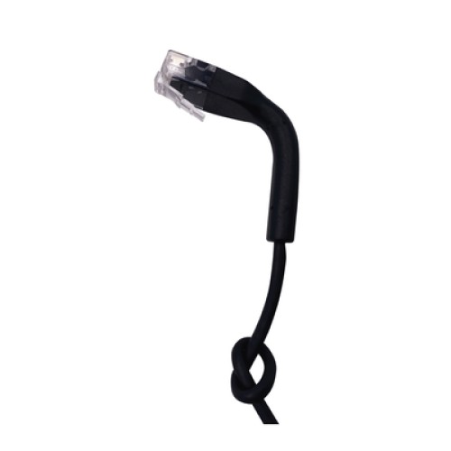 Mini Patch Cord Cat6 Ultra Slim 1.5 Metros (4.92 Pies) Negro ? Ahorra Espacio sin Organizadores, con Bota Flexible