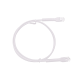 Mini Patch Cord Cat6A Ultra Slim 30 cm (11.81 Pulgadas) Blanco ? Ahorra Espacio sin Organizadores, con Bota Flexible