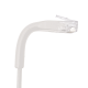 Mini Patch Cord Cat6A Ultra Slim 30 cm (11.81 Pulgadas) Blanco ? Ahorra Espacio sin Organizadores, con Bota Flexible