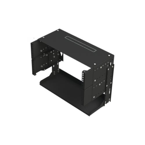 Rack Abierto de montaje en Pared, de 19in, 5 Unidades de rack, Profundidad Ajustable (8
