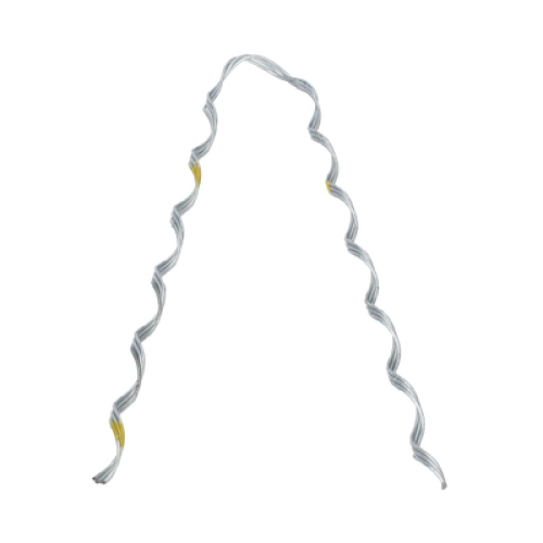 Remate Preformado de Acero Galvanizado para fibra Mini-ADSS diámetros 6 - 7 mm (Preformado con tecnología sin polvo abrasivo) Estructura de 3 Hilos