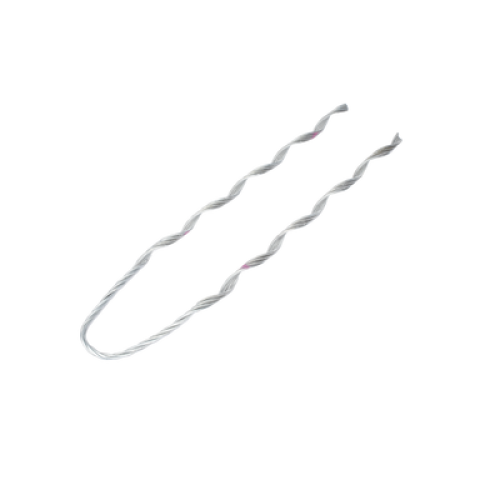 Remate Preformado de Acero Galvanizado para Fibra Mini-ADSS de 24 hilos, diámetros 7.5 - 8 mm