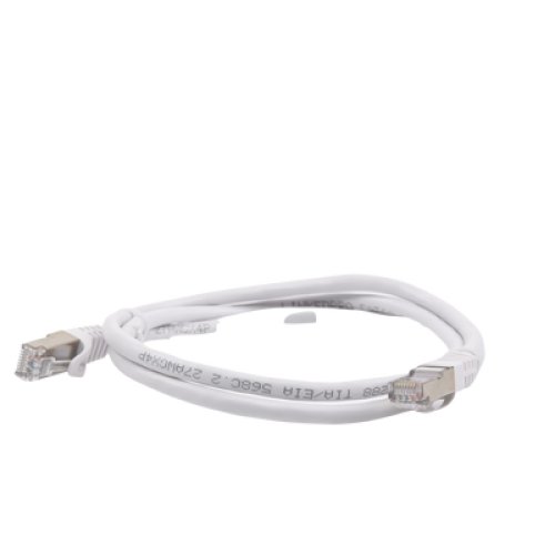 Patch Cord Cat6A 10G Blindado 1.0 Metro (3.28 Pies) Blanco