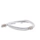Patch Cord Cat6A 10G Blindado 1.0 Metro (3.28 Pies) Blanco