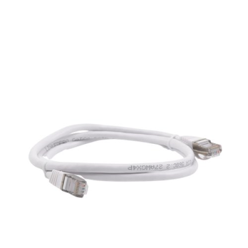 Patch Cord Cat6A 10G Blindado 1.0 Metro (3.28 Pies) Blanco