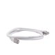 Patch Cord Cat6A 10G Blindado 1.0 Metro (3.28 Pies) Blanco