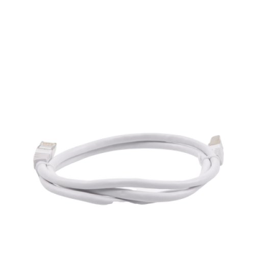 Patch Cord Cat6A 10G Blindado 1.0 Metro (3.28 Pies) Blanco