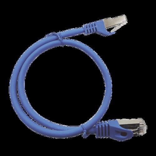 Patch Cord Cat6A 10G Blindado 1.0 Metro (3.28 Pies) Azul Patch Cord Cat6A 10G Blindado 1.0 Metro (3.28 Pies) Azul