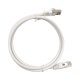 Patch Cord Cat6A 10G Blindado 0.5 Metros (1.64 Pies) Blanco