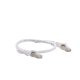 Patch Cord Cat6A 10G Blindado 0.5 Metros (1.64 Pies) Blanco