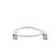 Patch Cord Cat6A 10G Blindado 0.5 Metros (1.64 Pies) Blanco