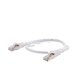 Patch Cord Cat6A 10G Blindado 0.5 Metros (1.64 Pies) Blanco