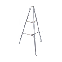 Montaje de tripie para exterior, altura total del tripie 1.52 m. Compatible con mástiles de hasta 3 m de largo 1 1/4 a 2 Montaje de tripie para exterior, altura total del tripie 1.52 m. Compatible con mástiles de hasta 3 m de largo 1 1/4 a 2