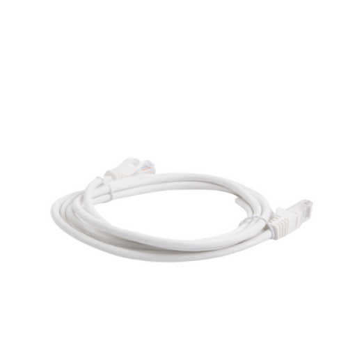 Cable de Parcheo UTP Cat5e - 2 Metros (6.56 Pies) - Blanco
