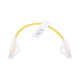 Cable de Parcheo Slim UTP Cat6 - 20 cm (7.87 Pulgadas) Amarillo Diámetro Reducido (28 AWG)