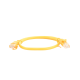 Cable de Parcheo UTP Cat6 - 0.5 Metros (1.64 Pies) - Amarillo