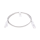 Cable de Parcheo Slim UTP Cat6 - 1 Metro (3.28 Pies), Gris, Diámetro Reducido (28 AWG)