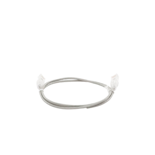 Cable de Parcheo Slim UTP Cat6 - 1 Metro (3.28 Pies), Gris, Diámetro Reducido (28 AWG)