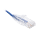 Cable de Parcheo Slim UTP Cat6 - 1.5 Metros (4.92 Pies) Azul Diámetro Reducido (28 AWG)