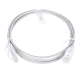 Cable de Parcheo Slim UTP Cat6 - 1.5 Metros (4.92 Pies) Gris Diámetro Reducido (28 AWG)