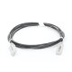 Cable de Parcheo Slim UTP Cat6 - 2 Metros (6.56 Pies) Negro Diámetro Reducido (28 AWG)