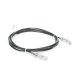 Cable de Parcheo Slim UTP Cat6 - 2 Metros (6.56 Pies) Negro Diámetro Reducido (28 AWG)