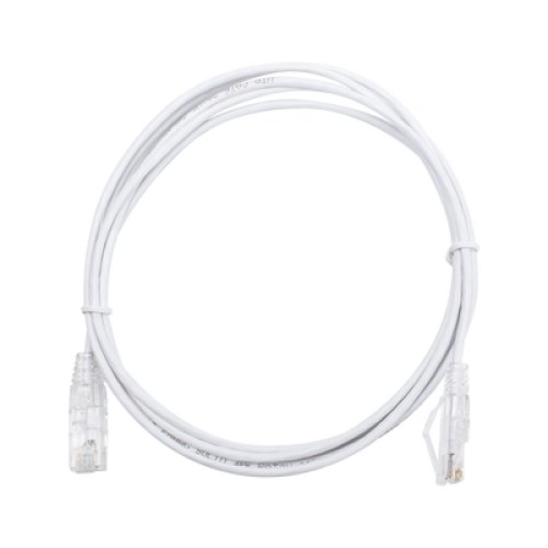 Cable de Parcheo Slim UTP Cat6 - 2 Metros (6.56 Pies) Blanco Diámetro Reducido (28 AWG) Cable de Parcheo Slim UTP Cat6 - 2 Metros (6.56 Pies) Blanco Diámetro Reducido (28 AWG)