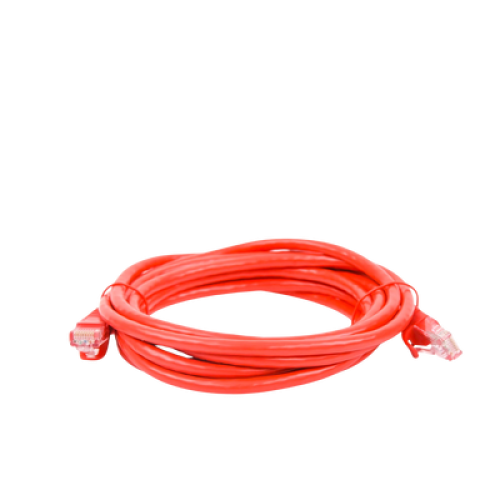 Cable de Parcheo UTP Cat6 - 3.0 Metros (9.84 Pies) - Rojo