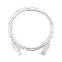 Cable de Parcheo Slim UTP Cat6 - 3 Metros (9.84 Pies) Blanco Diámetro Reducido (28 AWG) Cable de Parcheo Slim UTP Cat6 - 3 Metros (9.84 Pies) Blanco Diámetro Reducido (28 AWG)
