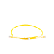 Cable de Parcheo Slim UTP Cat6A - 0.5 Metros (1.64 Pies) Amarillo, Diámetro Reducido (28 AWG)